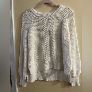 Madewell antique cream crewneck raglan sweater, EUC
